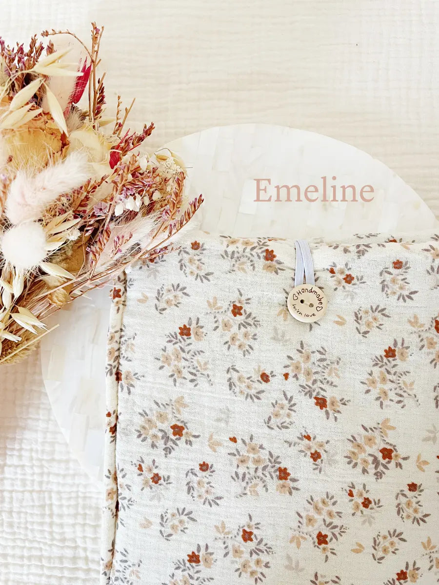 Grande pochette à livre ou tablette - Emeline