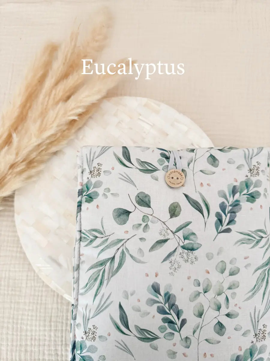 Grande pochette à livre ou tablette - Eucalyptus