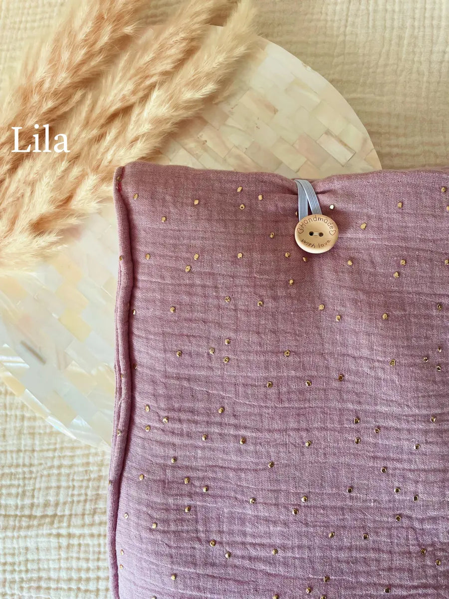 Grande pochette à livre ou tablette - Lila