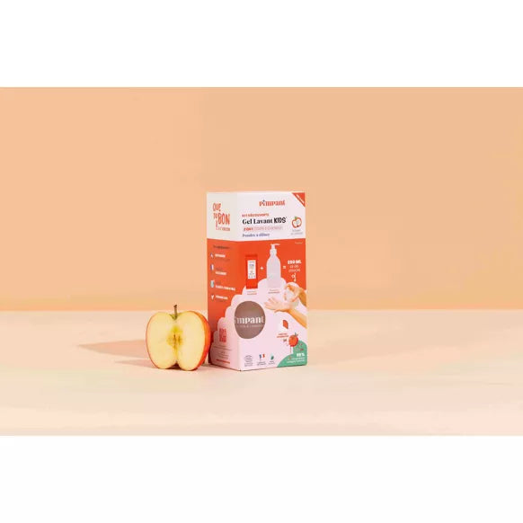 Kit découverte Gel lavant Kids 2 en 1 pomme du verger avec la bouteille - Pimpant - 1