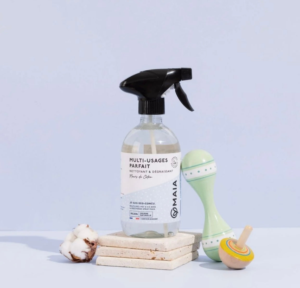 Nettoyant multi-usages en spray - MAIA - Fleurs de coton