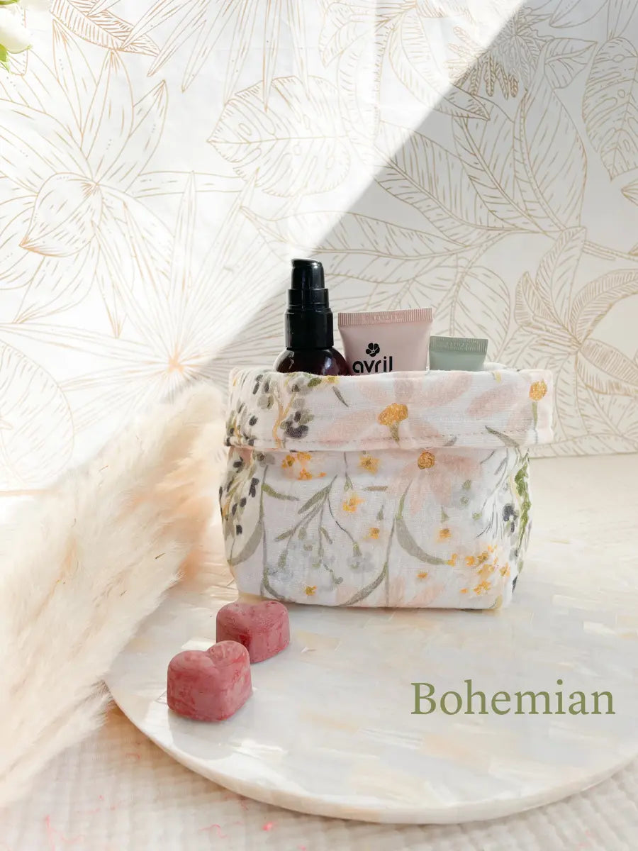 Petite panière en double gaze - Bohemian