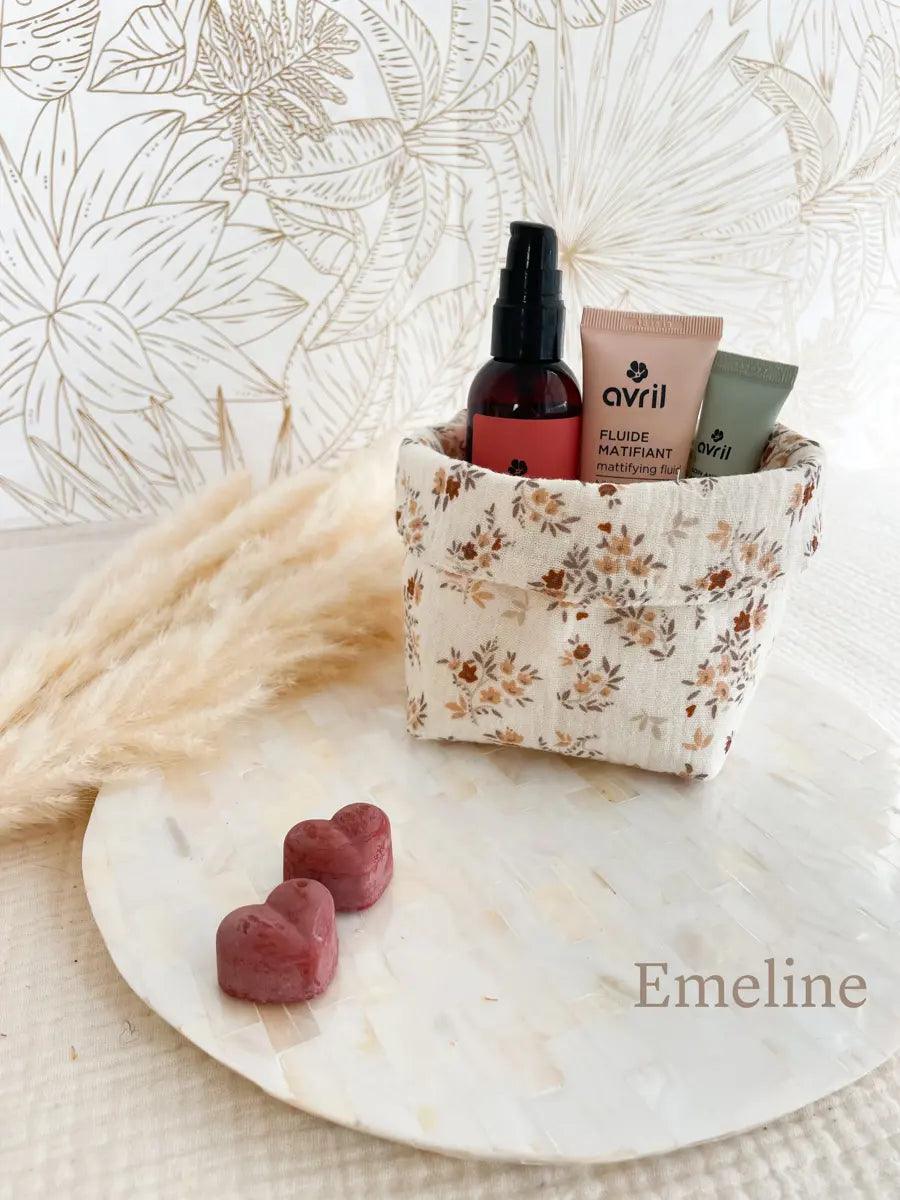 Petite panière en double gaze - Emeline