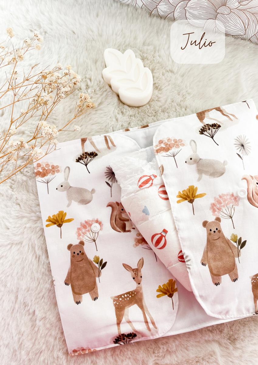 Pochette à couches et lingettes nomade - Julio