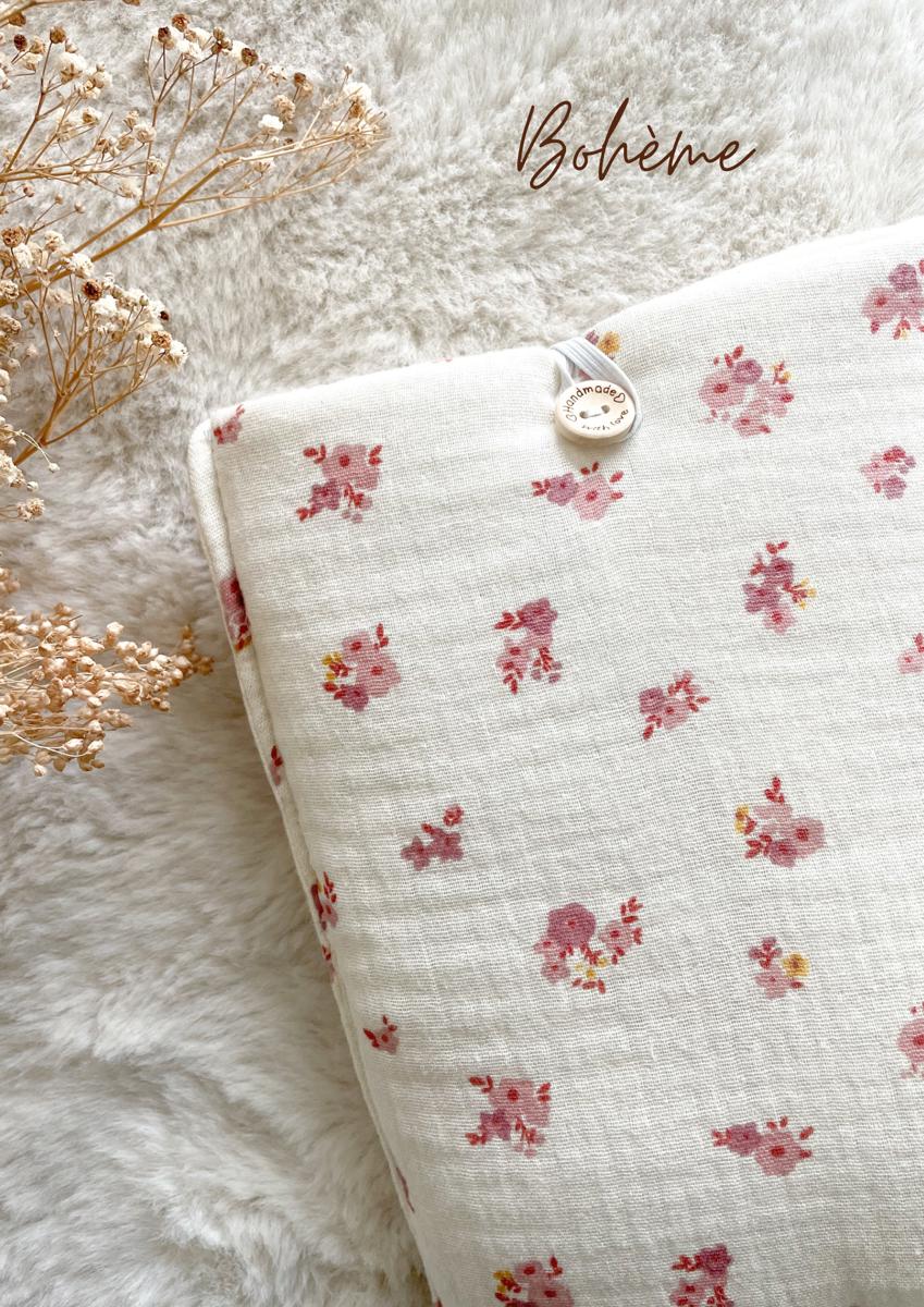 Pochette en tissu pour livre de poche - Pochette pour livre ou liseuse - Bohème