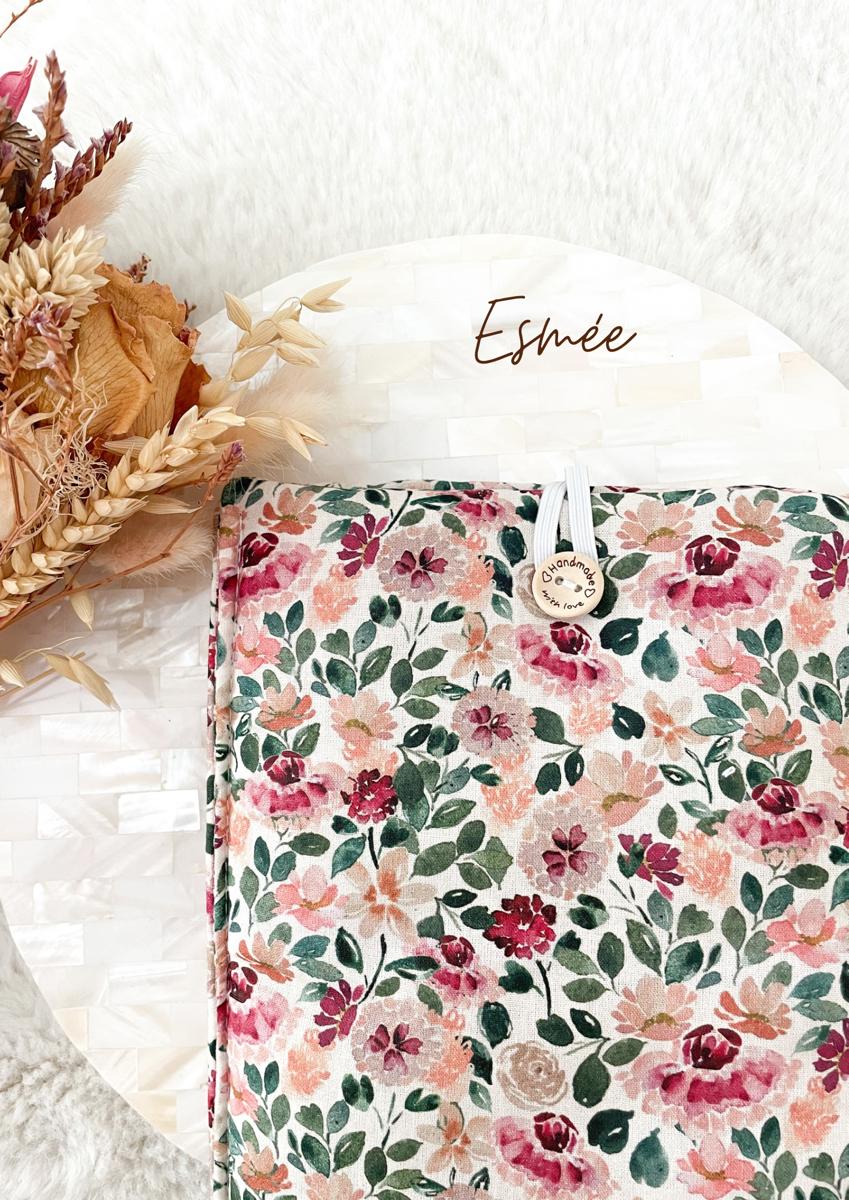 Pochette en tissu pour livre de poche - Pochette pour livre ou liseuse - Esmée