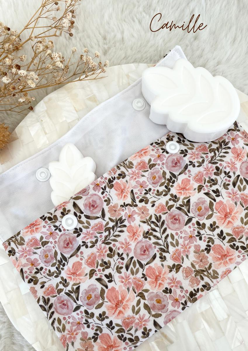 Pochette à savon imperméable grand format - Camille