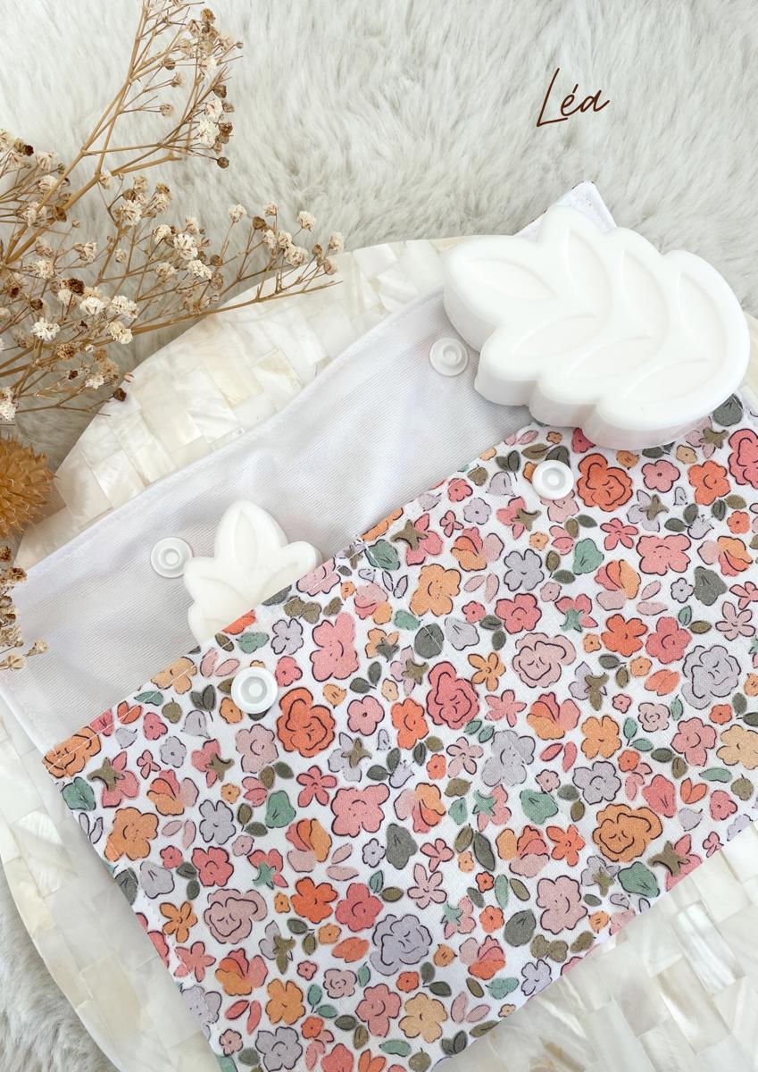 Pochette à savon imperméable grand format - Léa