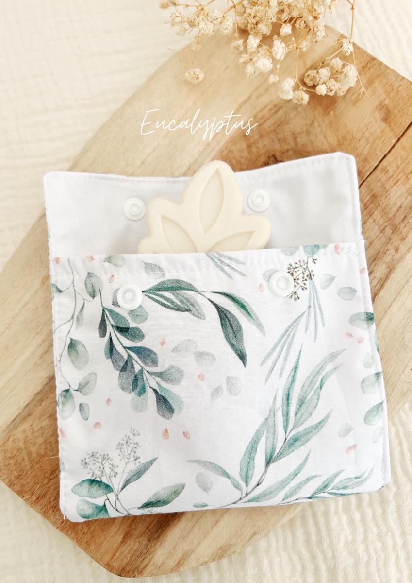 Pochette à savon imperméable petit format - Eucalyptus