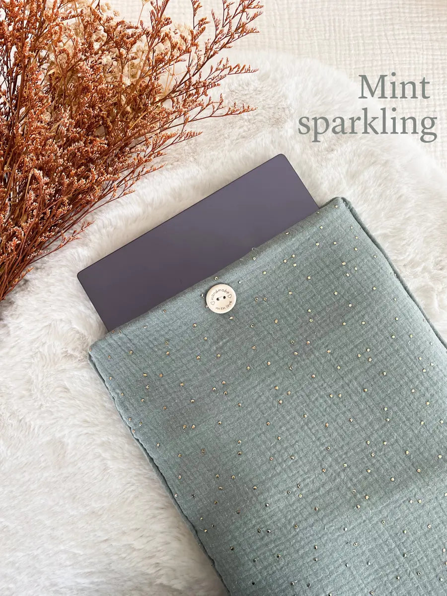 Pochette pour ordinateurs (max 15'6 pouces) - Mint sparkling