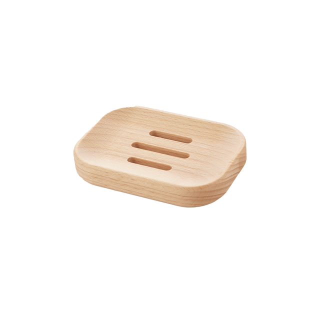 Porte-savon en bois de hêtre