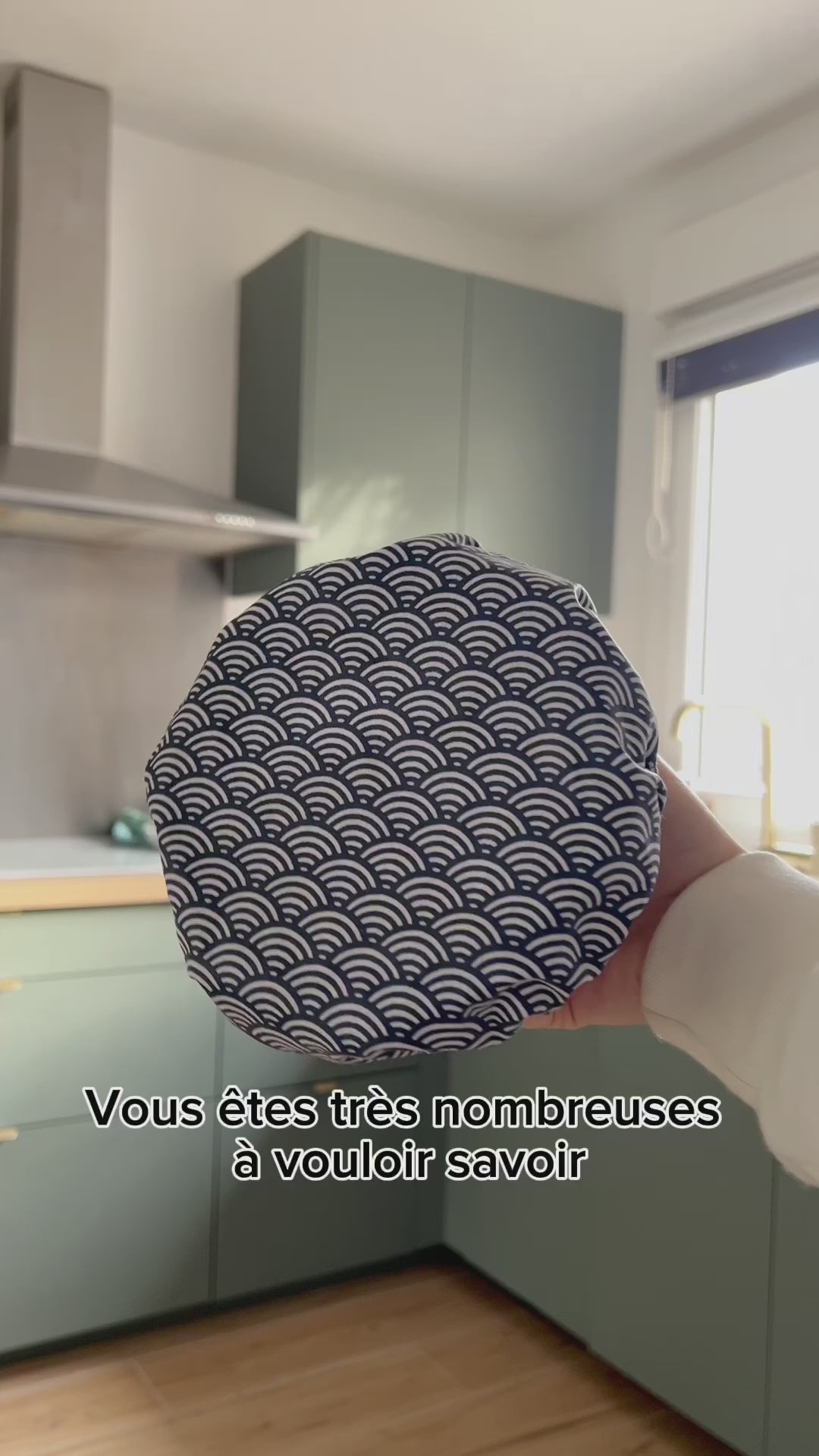 Kit de 3 couvre-bols en tissu (taille S, M et L)