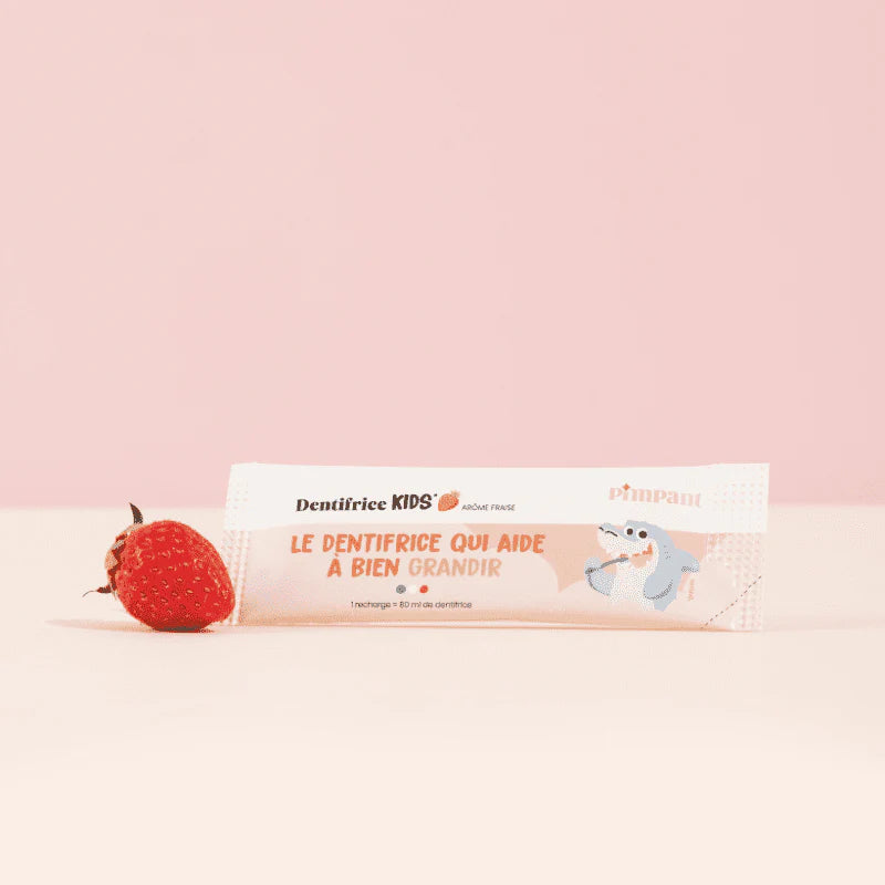 Recharge de dentifrice à la fraise pour enfant à partir de 3 ans - Pimpant - 1