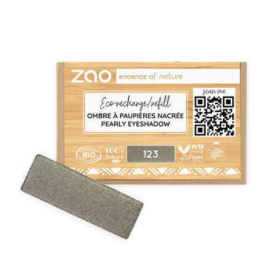 Recharges ombres à paupières - Zao Makeup - 123 Gris kaki