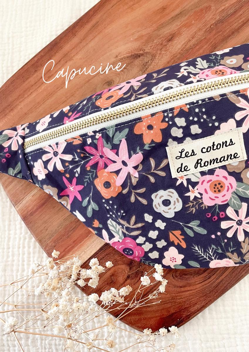 Sac banane - Les cotons de Romane - Capucine