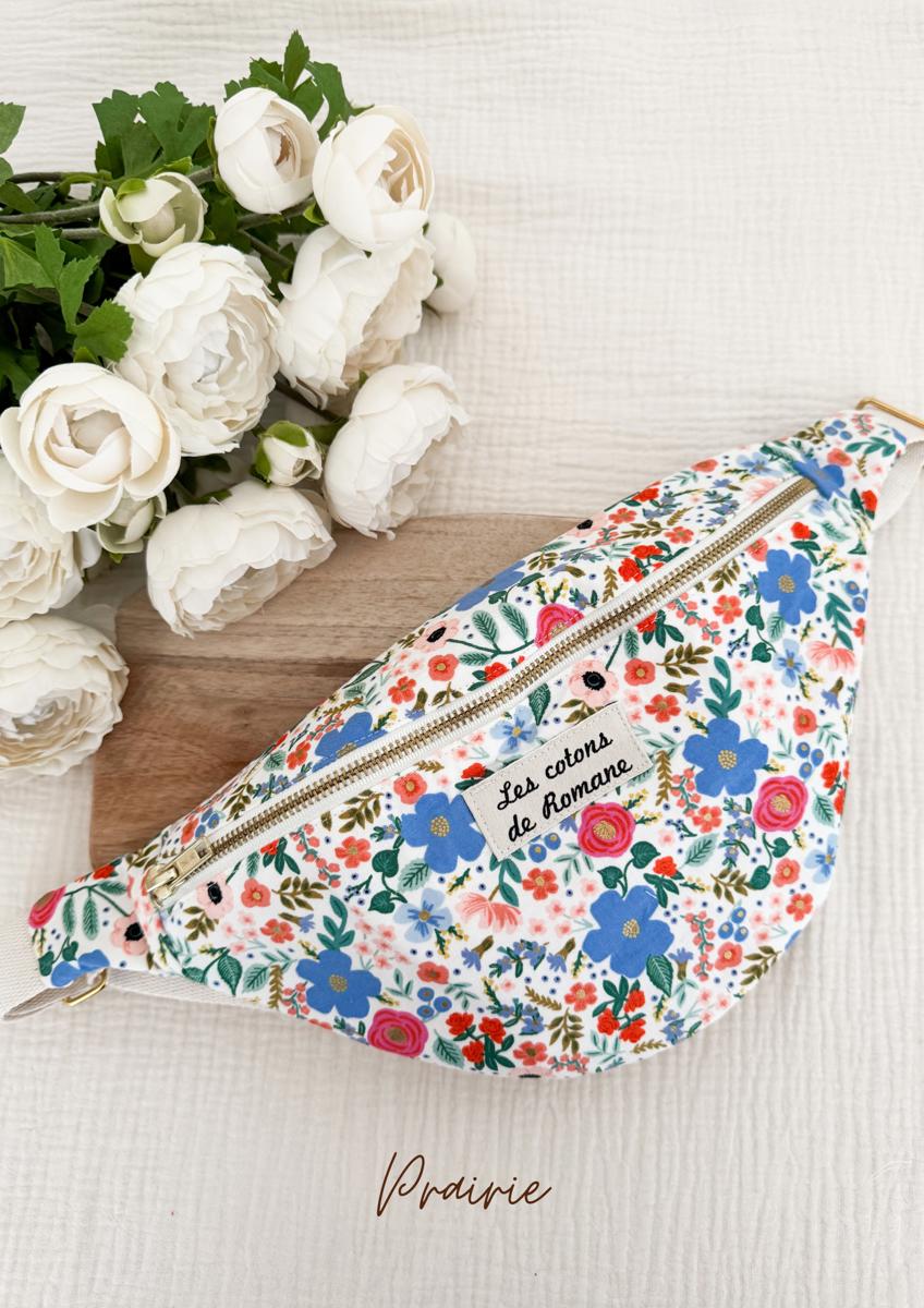 Sac banane - Les cotons de Romane - Prairie*