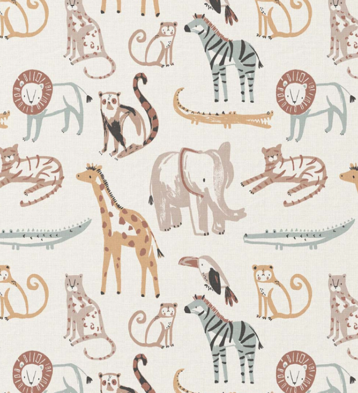 Coton imprimé Safari