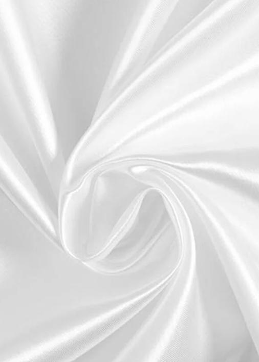 Satin blanc - 1