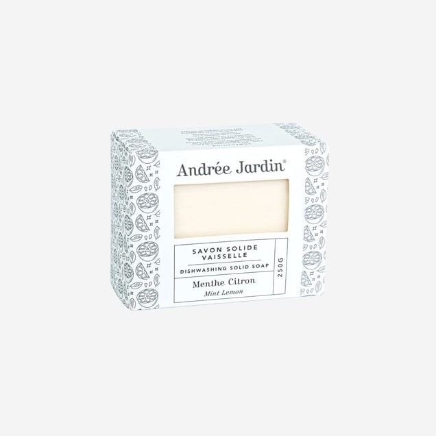 Savon vaisselle solide - Andrée Jardin - Les cotons de Romane : Produits d'hygiène réutilisables et lavables