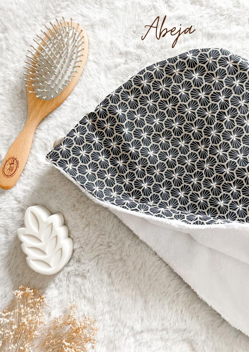 Serviette / turban pour cheveux - Abeja