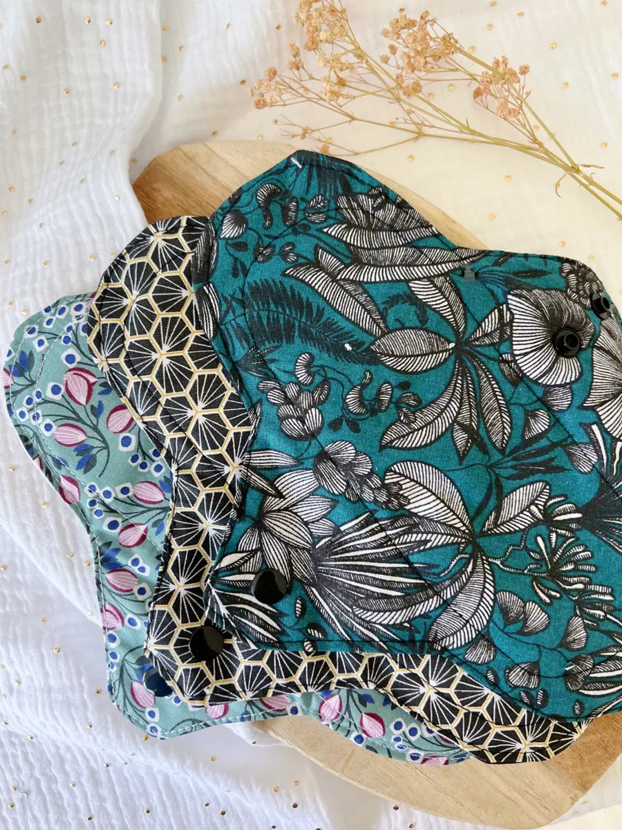 Serviette hygiénique lavable pour flux important - 1