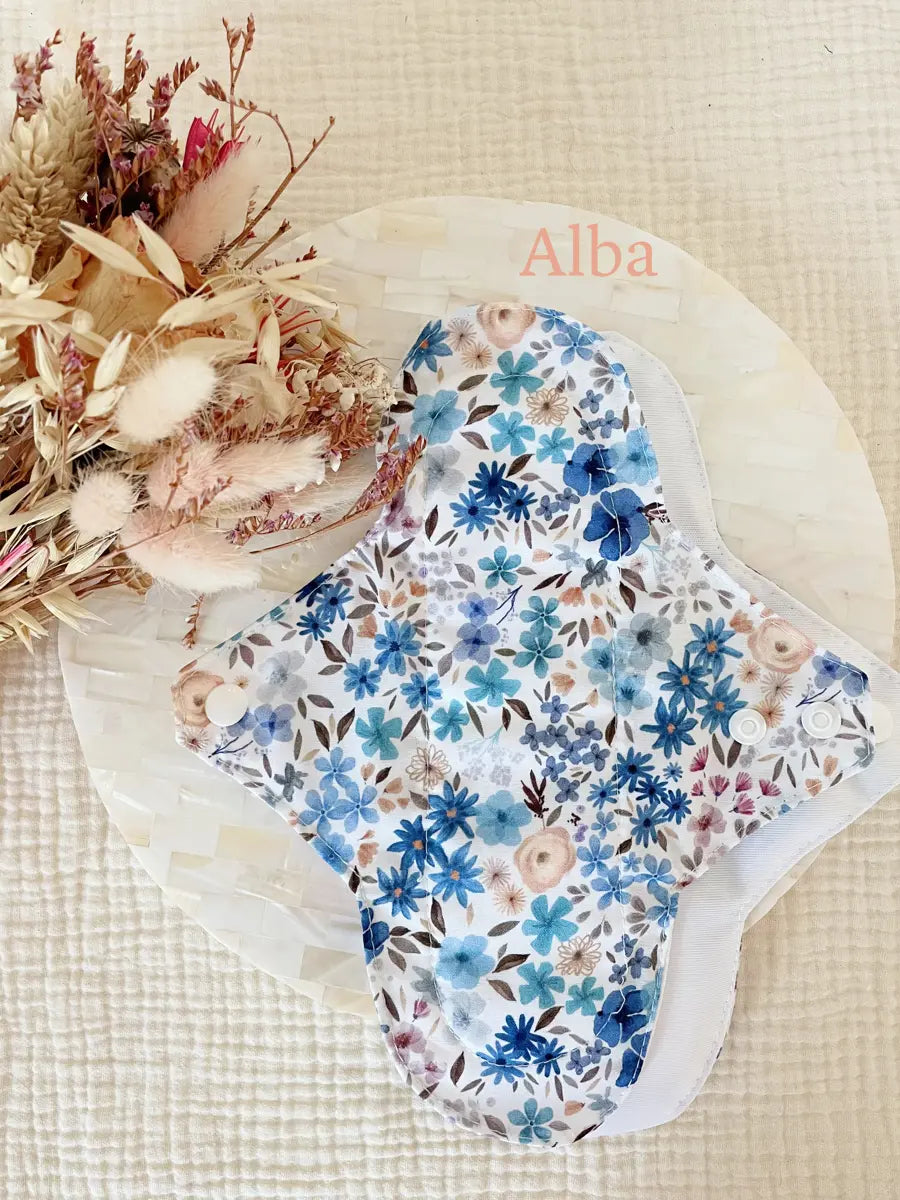 Serviette hygiénique lavable pour flux important - Alba