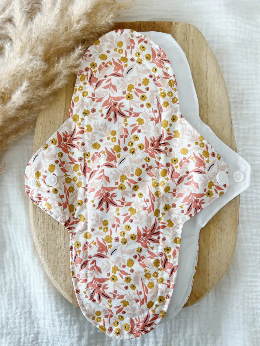 Serviette hygiénique lavable NUIT pour flux abondants - Spring