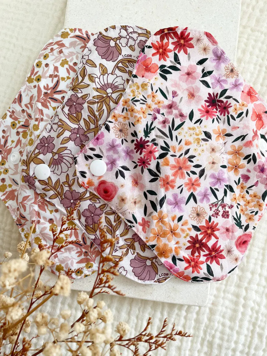 Serviette lavable flux MOYEN – Serviette hygiénique de jour