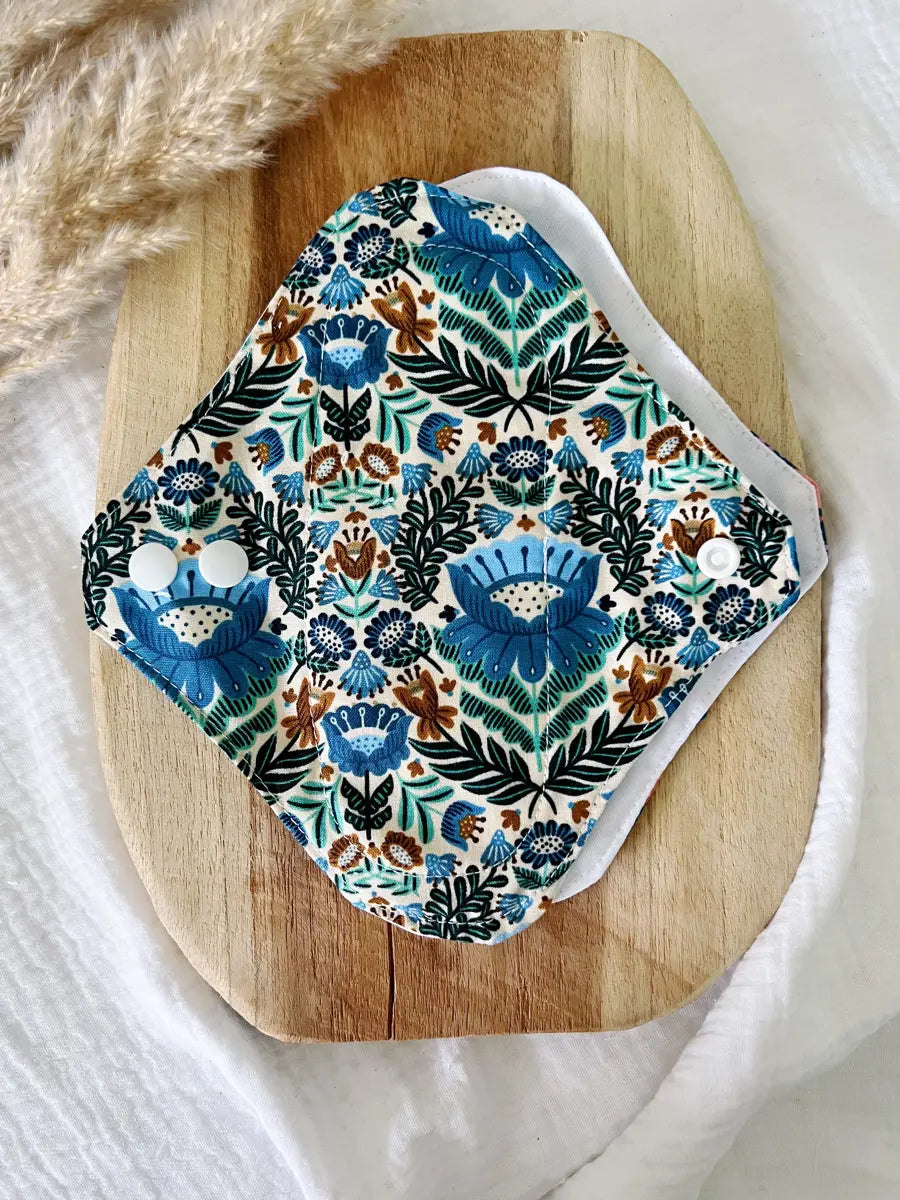 Serviette lavable flux MOYEN – Serviette hygiénique de jour - Bora bora