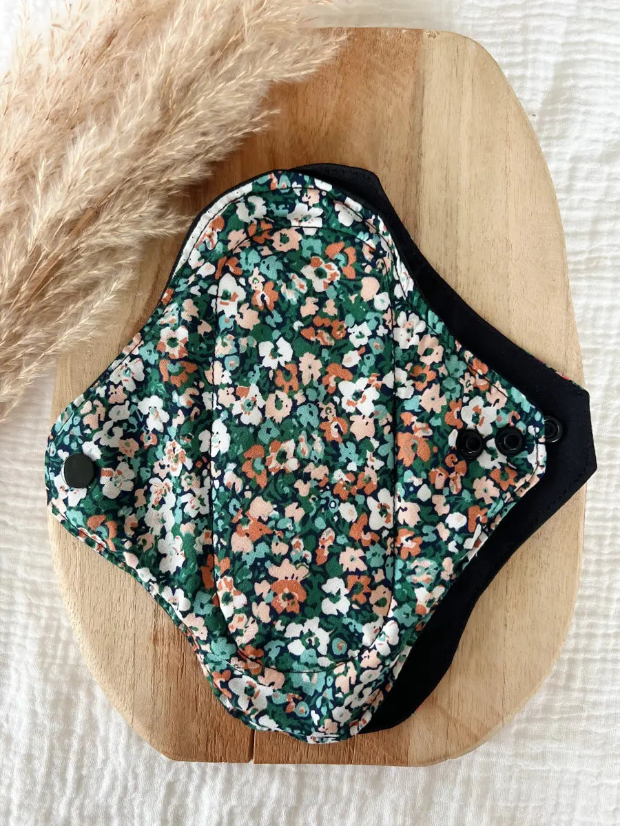 Serviette lavable flux MOYEN – Serviette hygiénique de jour - Emma