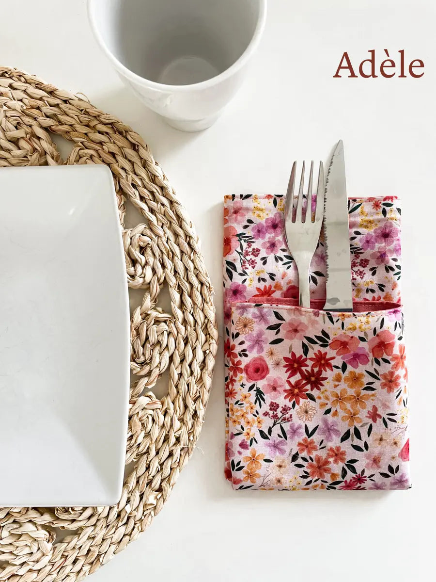 Serviettes de table (lot de 4 serviettes) - Adèle