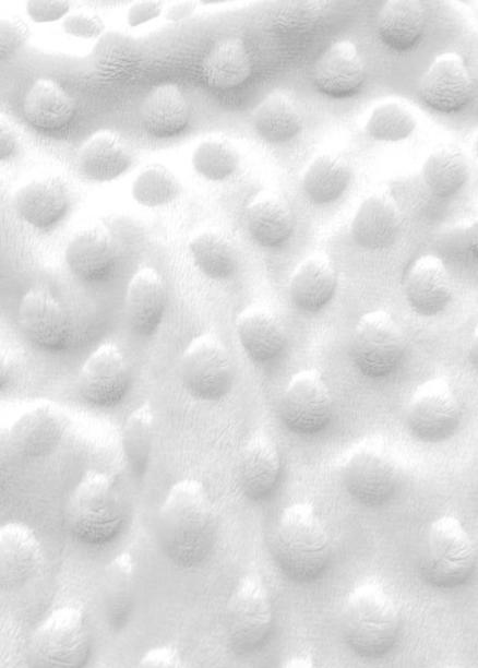 Tissu minky blanc - 1