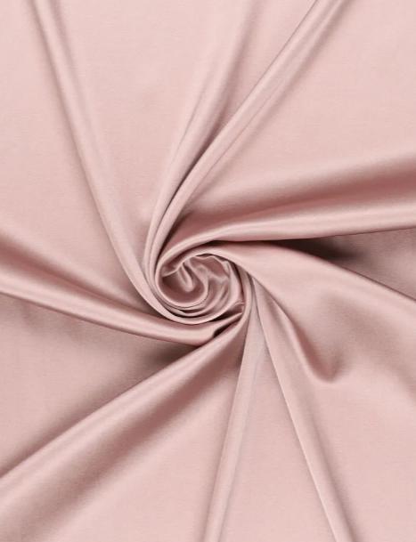 Tissu satin de soie lila - 1
