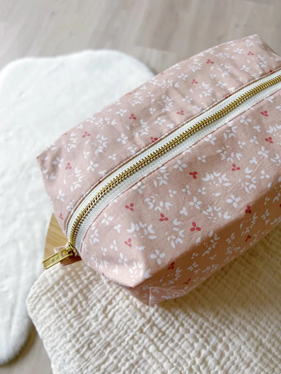 Trousse de toilette (intérieur imperméable) - Adeline