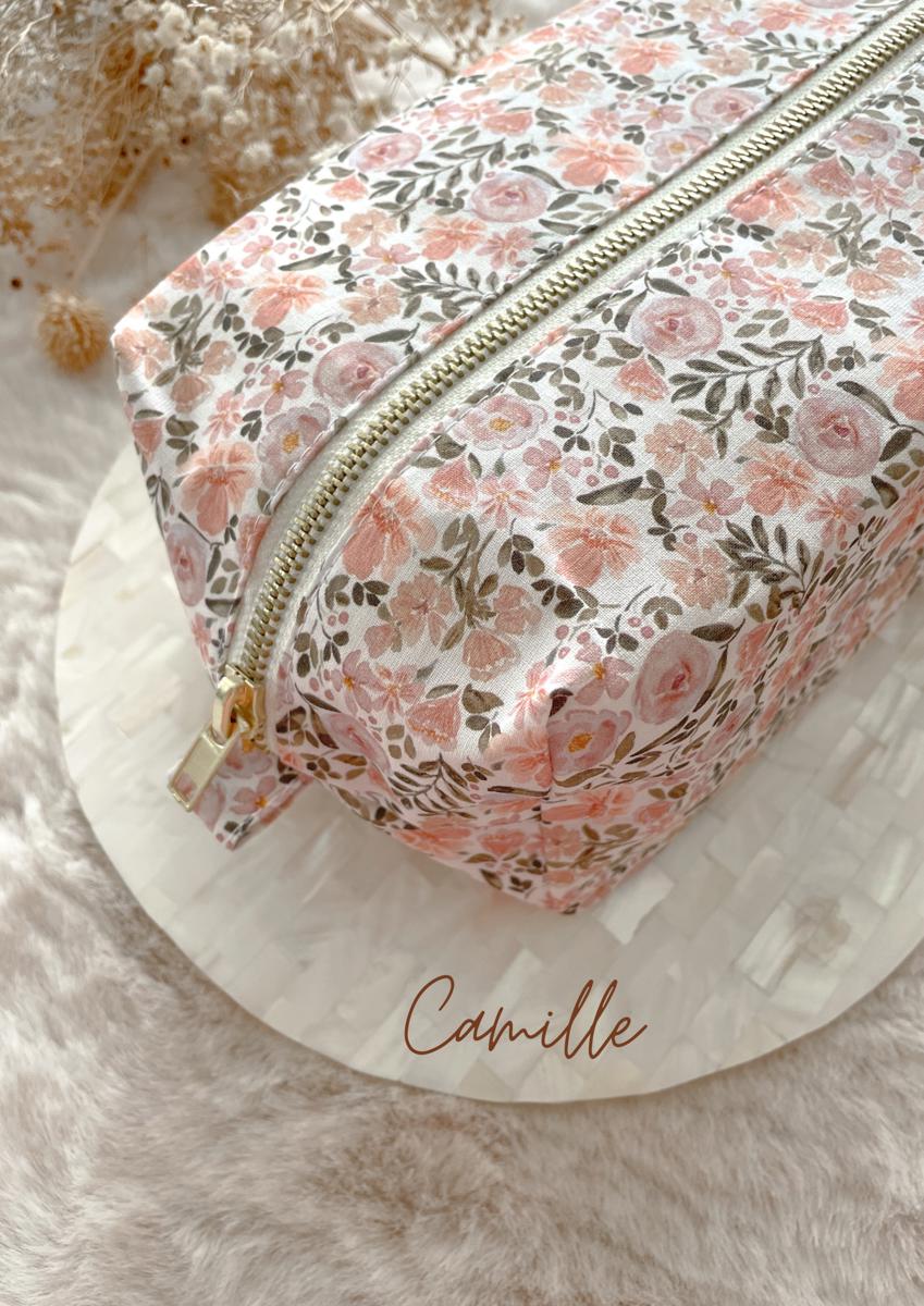 Trousse de toilette (intérieur imperméable) - Camille