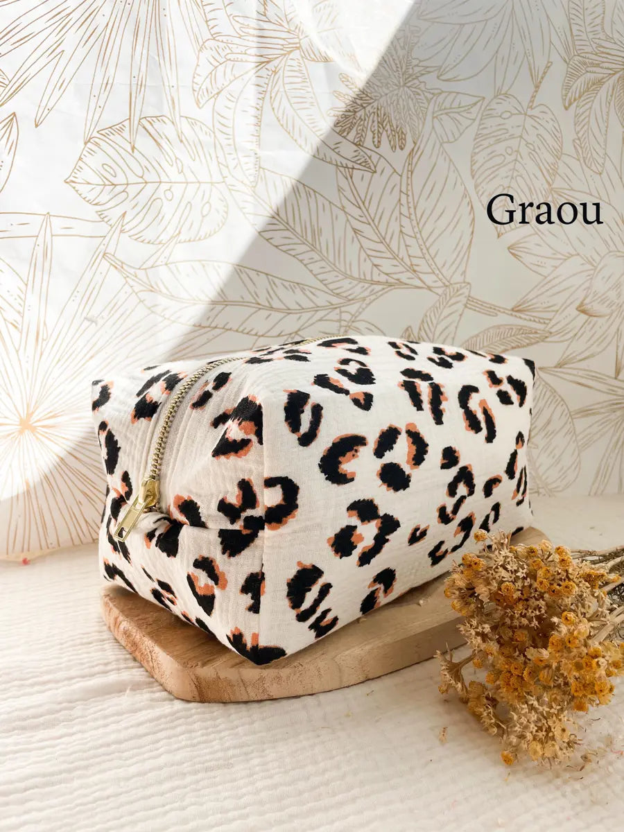 Trousse de toilette (intérieur imperméable) - Graou
