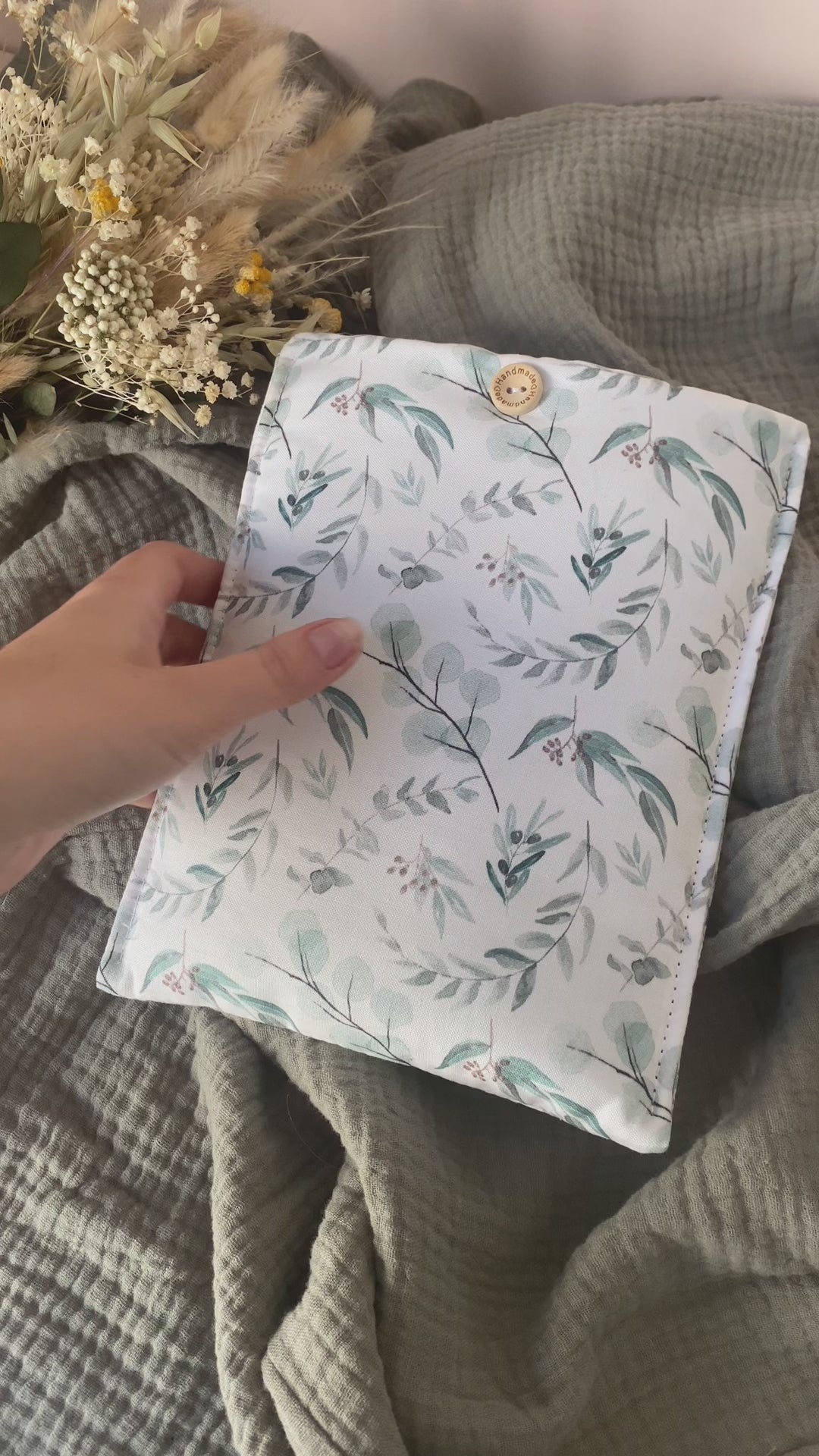 Pochette en tissu pour livre de poche - Pochette pour livre ou liseuse