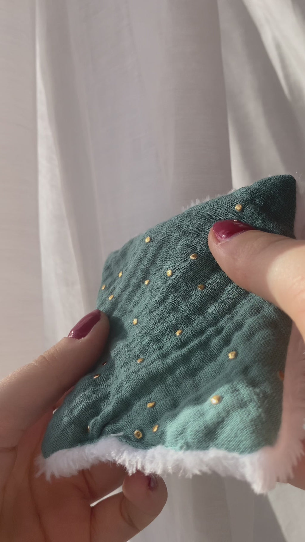 Coton lavable en tissu doudou