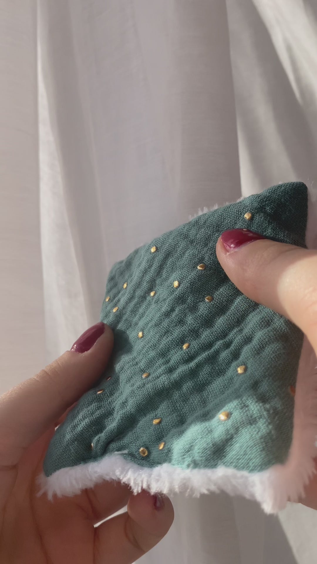 Coton lavable en tissu doudou